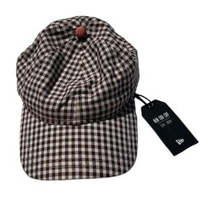 Tan/gingham 9TWENTY hat